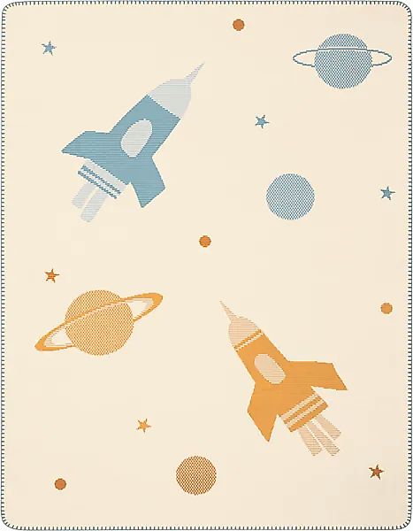 Biederlack Babydecke »Babydecke Orbit«, 75 x 100, mit Zierstich günstig online kaufen