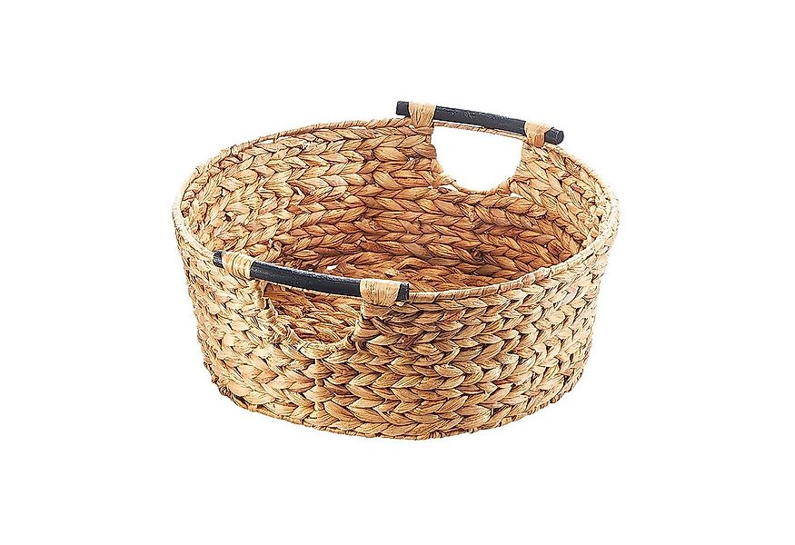 Kobolo Aufbewahrungskorb Regalkorb Korb aus Wasserhyazinthe - natur (44x18 günstig online kaufen