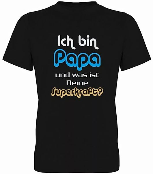 G-graphics T-Shirt Ich bin Papa und was ist Deine Superkraft? Herren T-Shir günstig online kaufen
