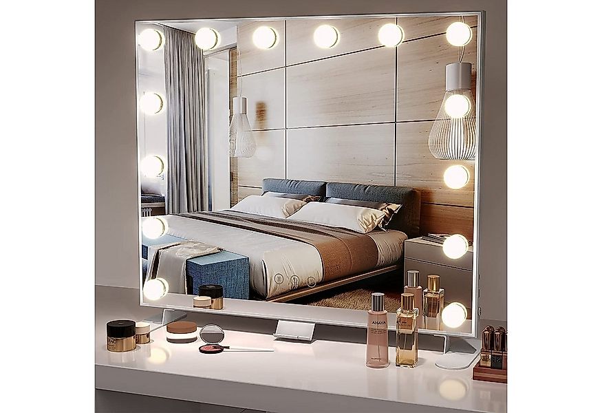 Dripex Schminkspiegel Hollywood Kosmetikspiegel 14/15/18/20LED, 3 Lichtfarb günstig online kaufen