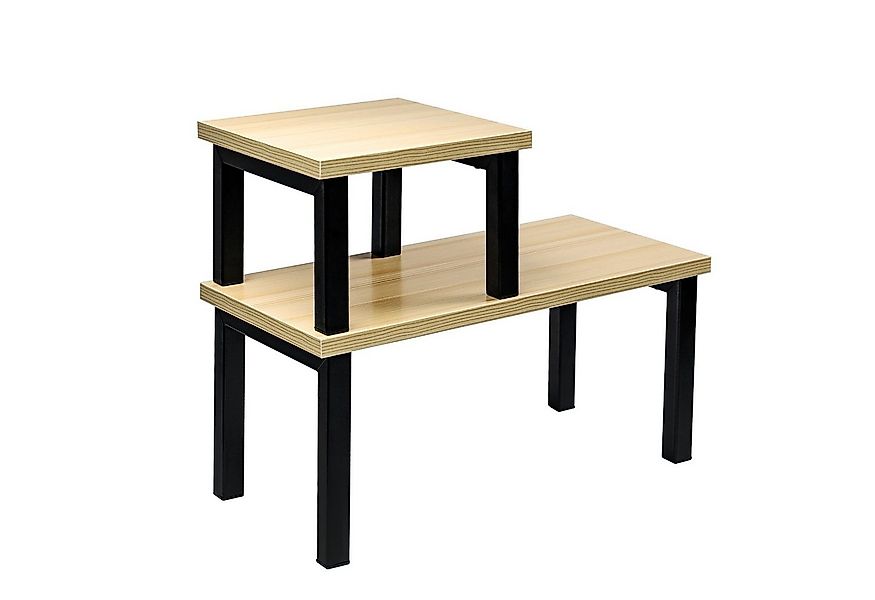 Coradoma Gewürzregal 2er Set Küchenregal Stapelbar Regal Organizer Küche Ec günstig online kaufen