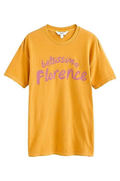 Next T-Shirt Oversized-T-Shirt mit Grafik aus Baumwolle (1-tlg) günstig online kaufen