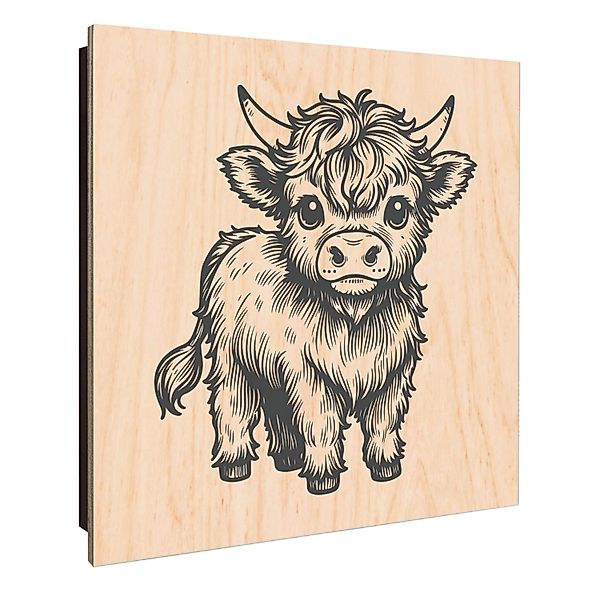 Banjado Großer Schlüsselkasten Holz 30x30cm Schwarz Scharnier Links 50 Hake günstig online kaufen