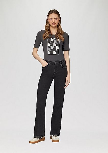 s.Oliver Bootcut-Jeans Jeans-Hose Jeans Flared / Slim Fit / Mid Rise / Flar günstig online kaufen