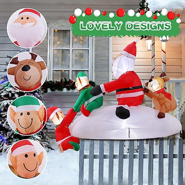 Elegear Weihnachtsfigur Aufblasbare Deko für Halloween günstig online kaufen