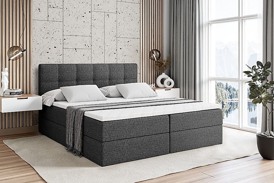 ALTDECOR Boxbett MARCE (Multipocket-Matratze H4, H3 Matratze Bonellfederung günstig online kaufen