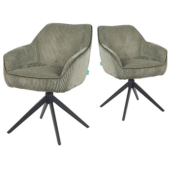 DUBI Möbel Polsterstuhl Mika-Kian 2er-Set, Federkern, günstig online kaufen