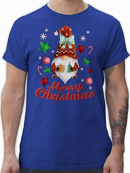 Shirtracer T-Shirt Weihnachtlicher Wichtel I Weihnachtsmotiv I Merry Christ günstig online kaufen