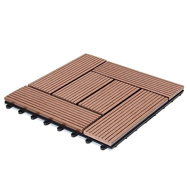 Deuba Holzfliesen 1x Mosaik Terrakotta günstig online kaufen