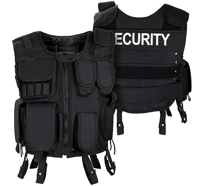 Black Snake Polizei-Kostüm Einsatzweste - Karnavalskostüm - Agentenkostüm, günstig online kaufen