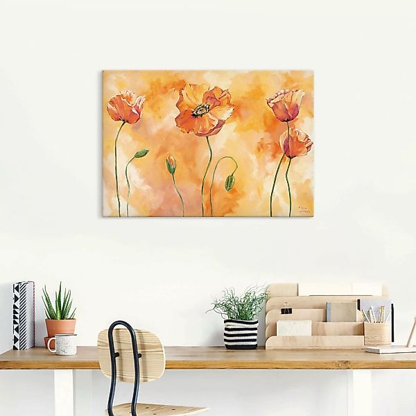 Artland Wandbild »Mohnkomposition«, Blumen, (1 St.), als Alubild, Outdoorbi günstig online kaufen