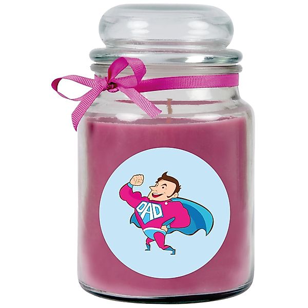 HS Candle Duftkerze & Bonbon Glas Vatertag Lavendel Lila günstig online kaufen