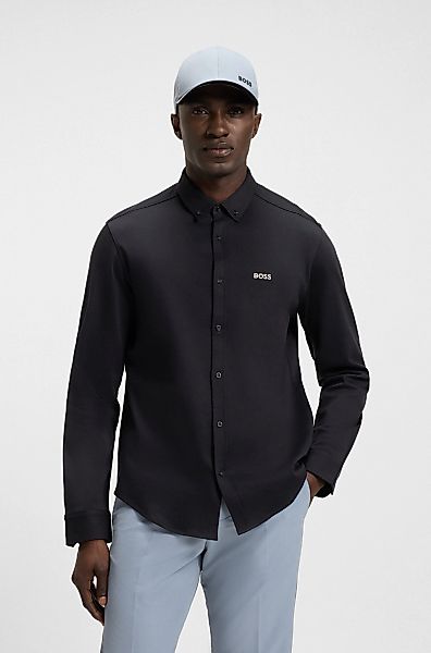 BOSS GREEN Langarmhemd "B Motion L", softe Baumwolle, Vier-Wege-Stretch, kn günstig online kaufen