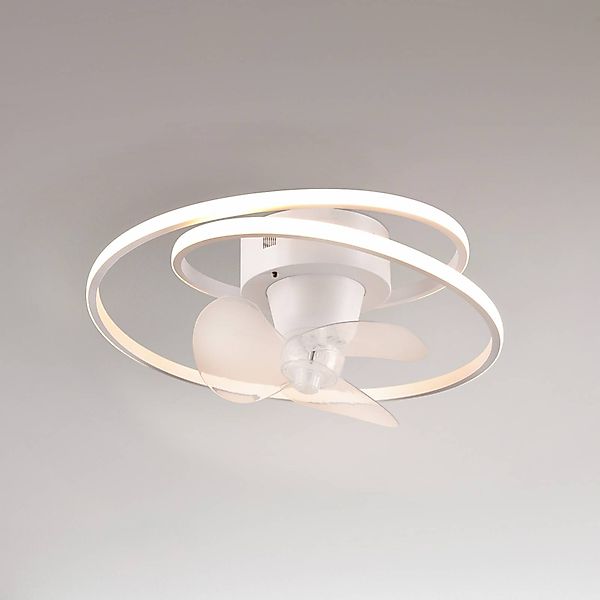 LED-Ventilator Umea, weiß, DC, leise, Ø 50 cm, CCT, Remote günstig online kaufen