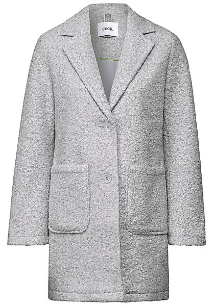 CECIL Wollmantel Curly Fake Wool Revers günstig online kaufen