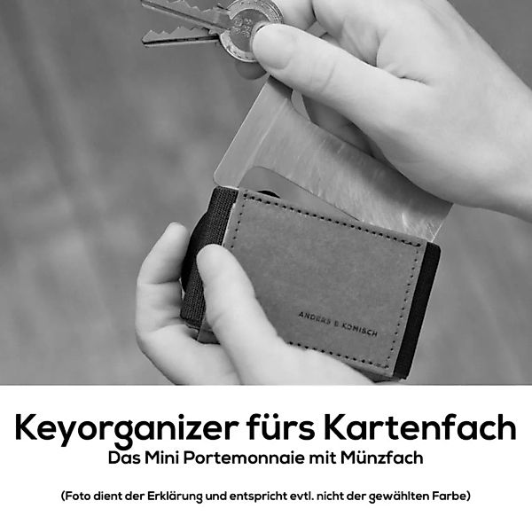 Kleines Portemonnaie Mit Schlüsselanhänger Für 1-3 Schlüssel günstig online kaufen