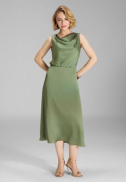 SWING Cocktailkleid Taillierter Schnitt mit fließendem Rockteil günstig online kaufen