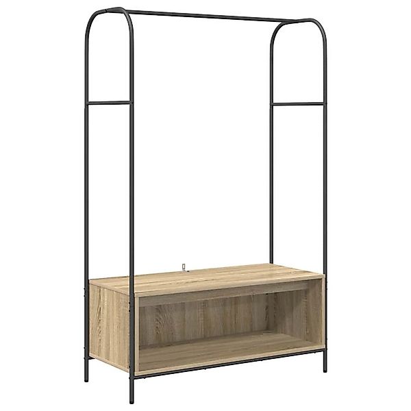 vidaXL Kleiderständer Braun 100 x 44 x 160 cm Holzwerkstoff 868452 günstig online kaufen