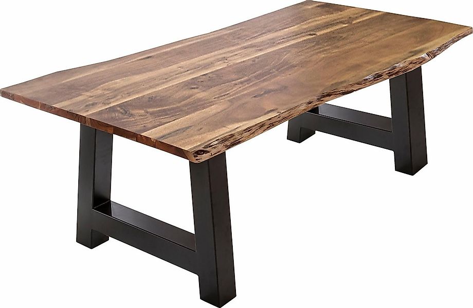 Home affaire Esstisch "Manhattan" mit Metallgestell in A-Form günstig online kaufen