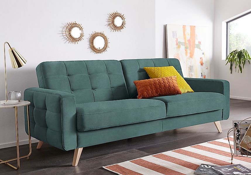 exxpo - sofa fashion 3-Sitzer "Nappa, kompakt und komfortabel, bequem, zeit günstig online kaufen