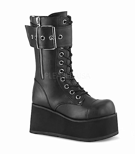 Plateau Stiefel PETROL-150 - Schwarz (Schuhgröße: EUR 38) günstig online kaufen