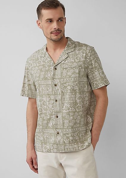 s.Oliver Kurzarmhemd Resort Fit: Kurzarmhemd aus günstig online kaufen