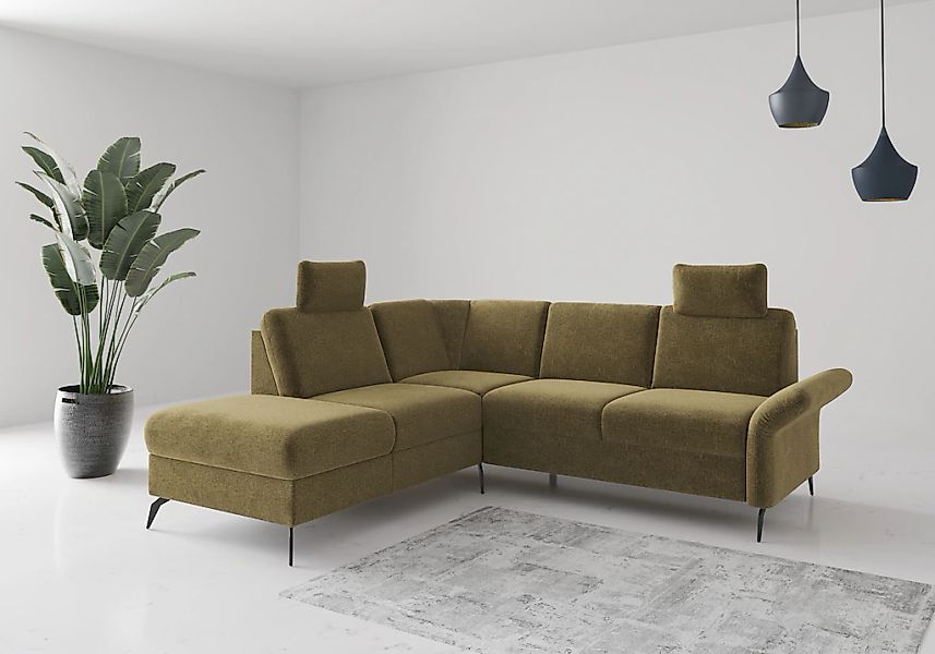 Home affaire Ecksofa "Rochelle", optional: Armteilverstellung, klappbar, Be günstig online kaufen