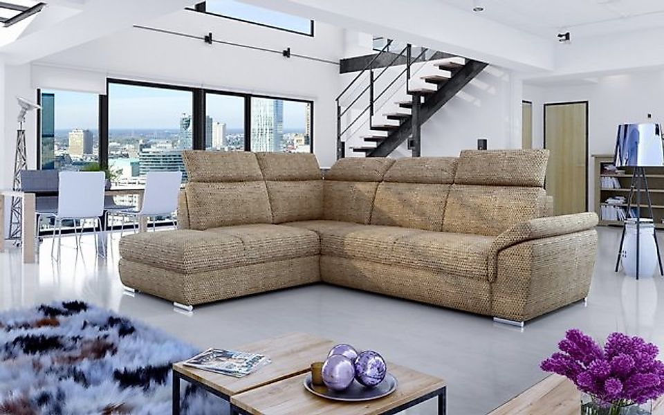 Xlmoebel Ecksofa Ecksofa Modern Textil Stoff L-Form Designer Sofa Wohnzimme günstig online kaufen