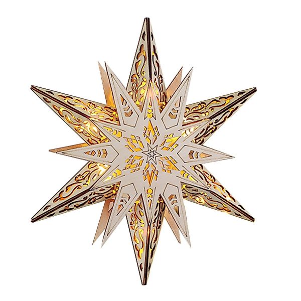 INDA-Exclusiv Lichtervorhang 6 LED Weihnachtsstern aus günstig online kaufen