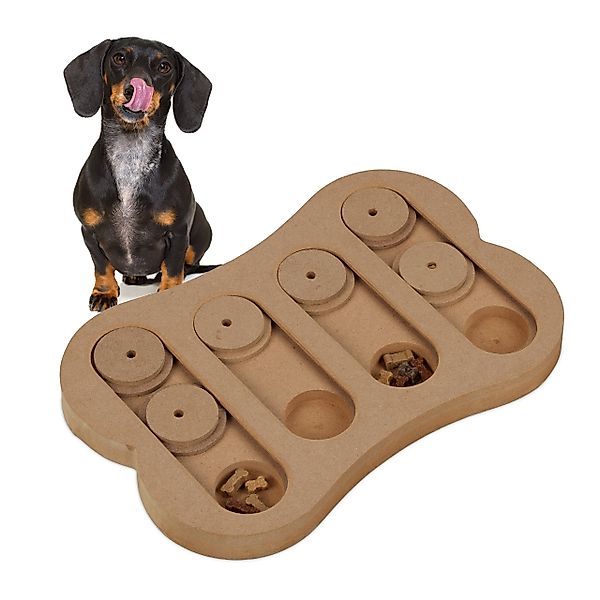 relaxdays Tier-Intelligenzspielzeug Intelligenzspielzeug für Hunde, Faserpl günstig online kaufen