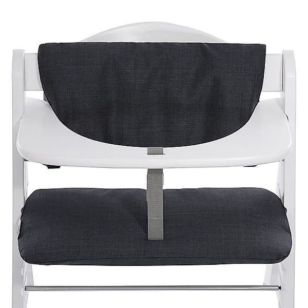 Hauck Hochstuhlauflage Deluxe - Melange Charcoal, günstig online kaufen