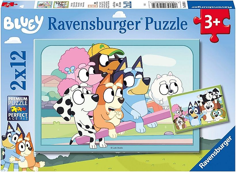 Ravensburger Puzzle Spaß mit Bluey, 24 Puzzleteile, Made in Europe günstig online kaufen