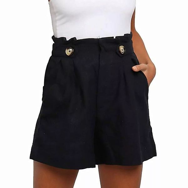 RUZU UG Cargoshorts Women's High Waist Work Office Shorts Front Buttons Cas günstig online kaufen
