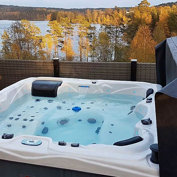 American Spa Whirlpool »Mississippi«, 6-tlg., BxLxH: 230x230x90 cm günstig online kaufen