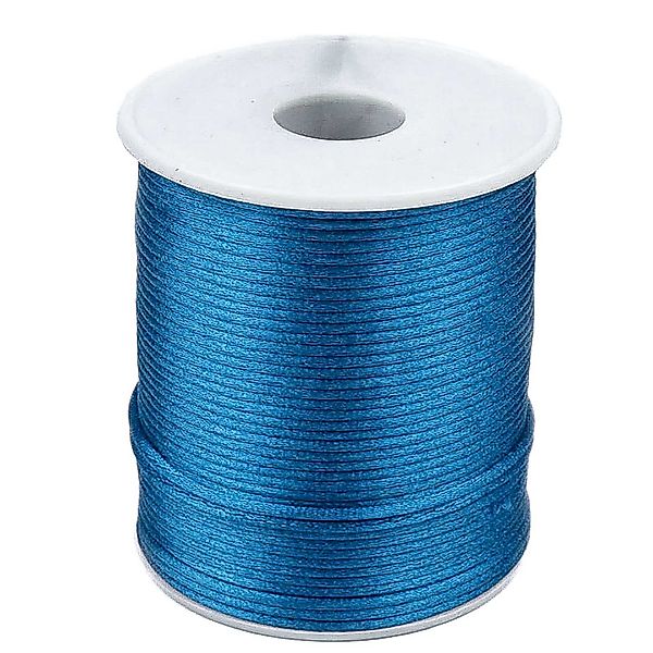 maDDma 90m Satinschnur 2mm Seil, ozeanblau günstig online kaufen