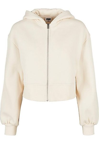URBAN CLASSICS Sweatjacke Urban Classics Damen Ladies Short Oversized Zip J günstig online kaufen