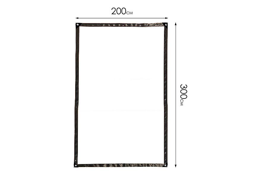 Clanmacy Schutzplane Wasserdichte Transparente Plane mit Ösen und Seil, Fal günstig online kaufen