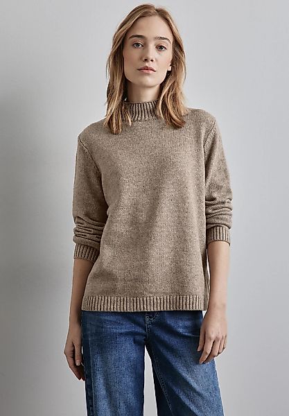 STREET ONE Strickpullover, mit Stehkragen günstig online kaufen