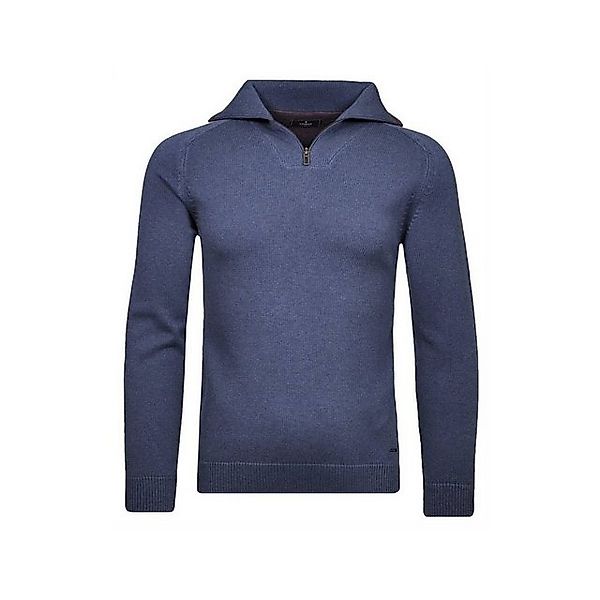 RAGMAN Rundhalspullover Pullover für Männlich in blau (1-tlg) günstig online kaufen