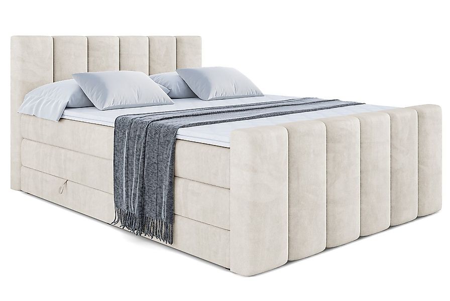 ALTDECOR Boxspringbett BOXI1-Z KING (Multipocket-Matratze H4, günstig online kaufen