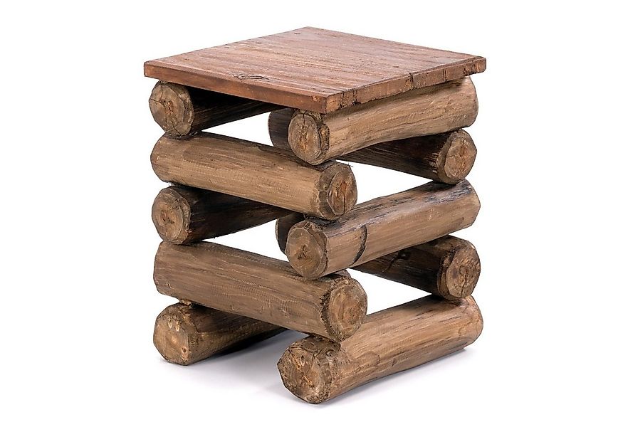 DESIGN DELIGHTS Hocker HOCKER "BLOCK 38", 30x30x39cm (BxTxH), Altholz Holz günstig online kaufen