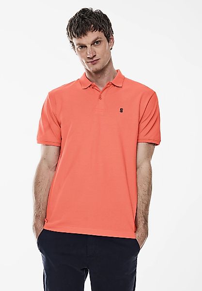 STREET ONE MEN Poloshirt, in Unifarbe günstig online kaufen