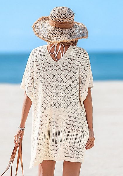 Cupshe Strandkleid Ärmel Mini Split Hem Cover-up Kleid günstig online kaufen