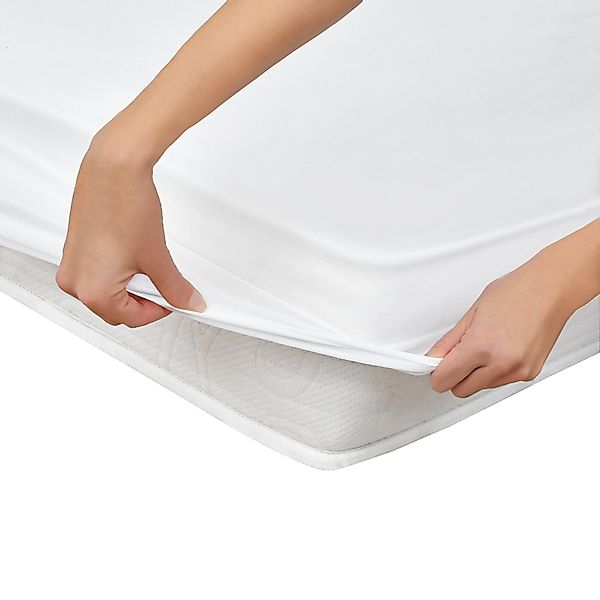 Matratzenschoner Wasserfester Matratzenschoner mit Rundumgummi, Milbenschut günstig online kaufen