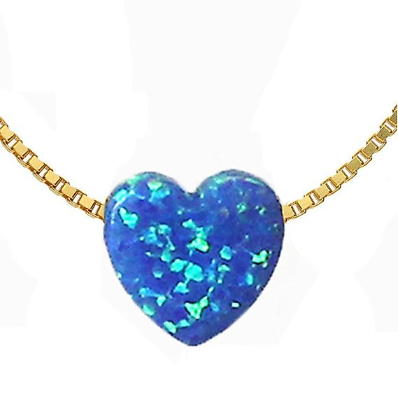 Edellis Kette mit Anhänger Königsblaue Opal günstig online kaufen