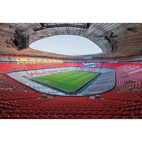 Erfurt Fototapete Vlies FC Bayern Arena 528 cm x 350 cm günstig online kaufen