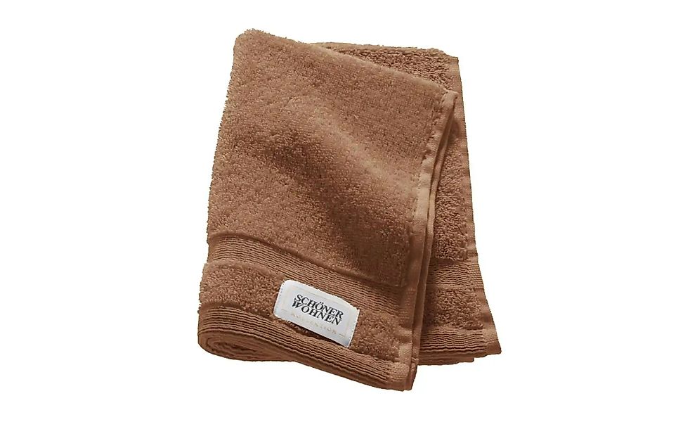SCHÖNER WOHNEN Kollektion Gästehandtuch 3er-Set   ¦ braun ¦ Maße (cm): B: 3 günstig online kaufen