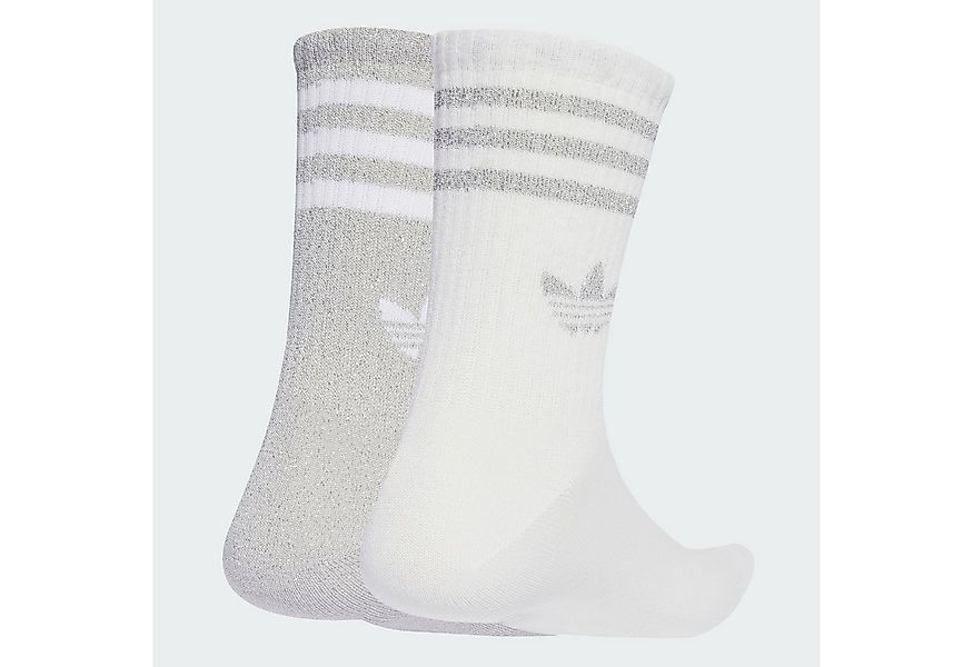 adidas Originals Funktionssocken 3-STREIFEN GLITZER CREW SOCKEN, 2 PAAR (1- günstig online kaufen