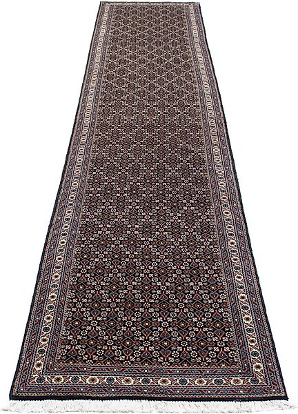 morgenland Orientteppich »Perser - Täbriz - 391 x 68 cm - grau«, rechteckig günstig online kaufen