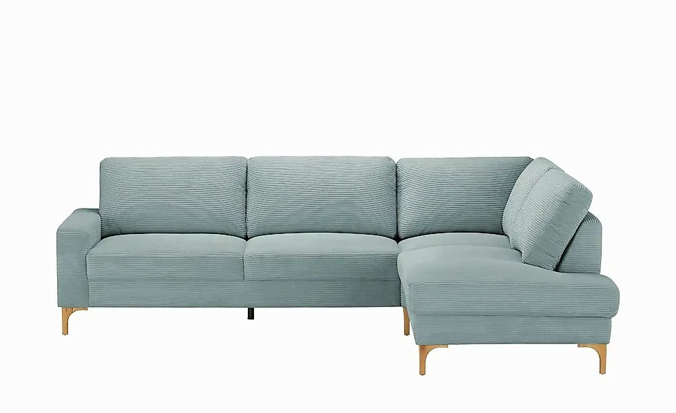 Gray & Jones Cord-Sofa  Capa ¦ blau ¦ Maße (cm): B: 276 H: 86 T: 200.0 Pols günstig online kaufen